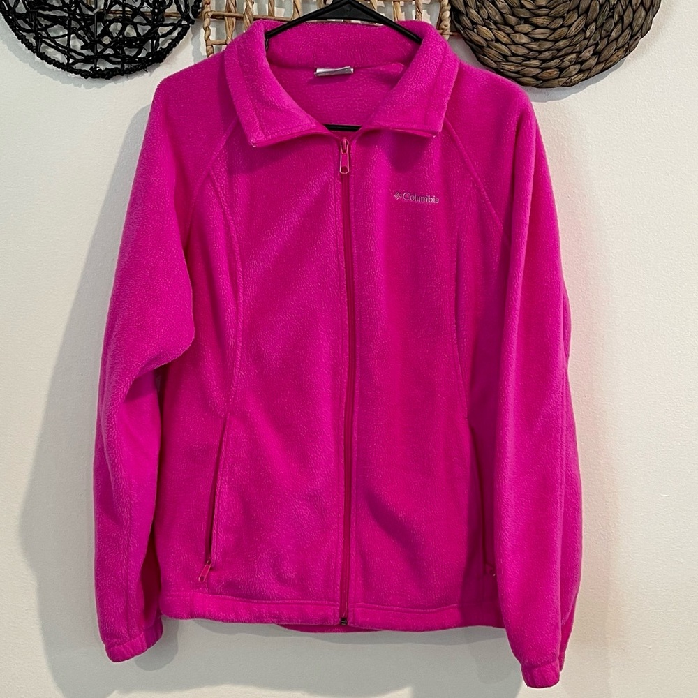 Fuchsia Columbia Zip Up